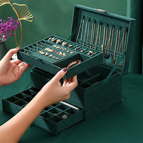 modern metal jewelry box|best anti tarnish jewelry box.